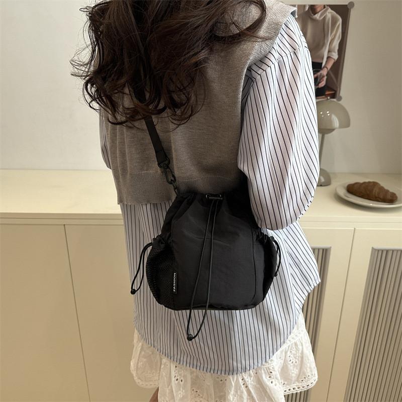 Water Bucket Bag With Drawstring For Casual Summer Daily Use