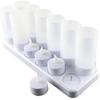 12 Bougies LED Rechargeables Bougie Électrique LED Flamme Clignotante Avec Station de Chargement Décoration