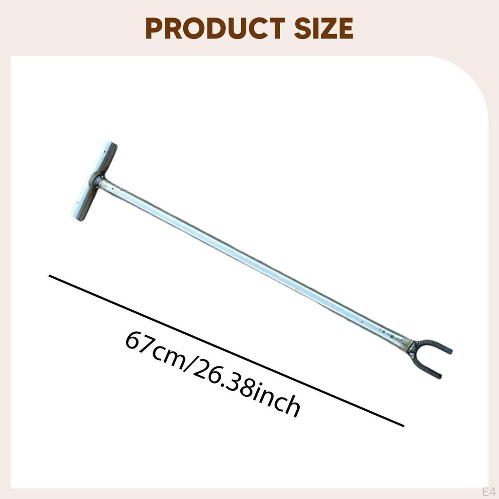 Chiave a Forchetta Forma Valvola Contatore Acqua Robusta Portatile Solida Chiave di Chiusura Riparazione Idraulica