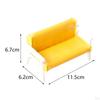 1:12 Scale Dollhouse Furniture, Miniature Sofa, Recliner, Accessories for Mini