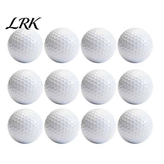 Palline da Golf per Tutti i Livelli 1/6/12 Pezzi Palla da Pratica a Lunga Distanza, Allenamento Swing Putting Palla Indoor Outdoor Doppio Strato per Campo Pratica Basso Spin