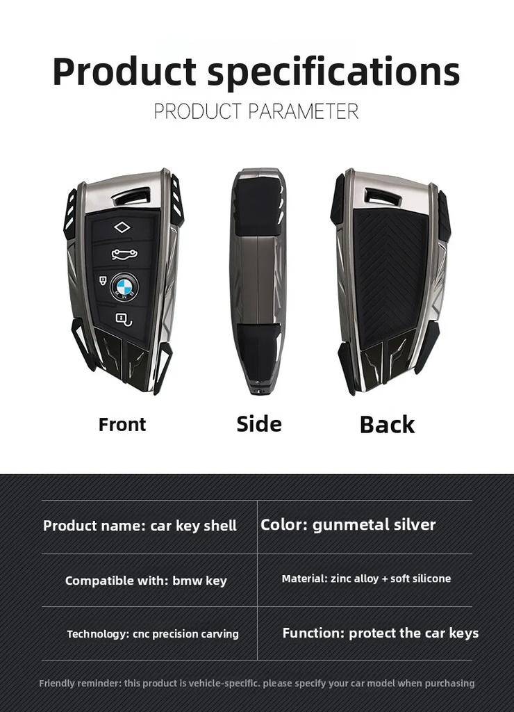 Car Key Case Cover for BMW X1 X3 X4 X5 F15 X6 F16 G30 7 Series G11 F48 F39 520 525 f30 118i 218i 320i Car Interior Accessories YA1