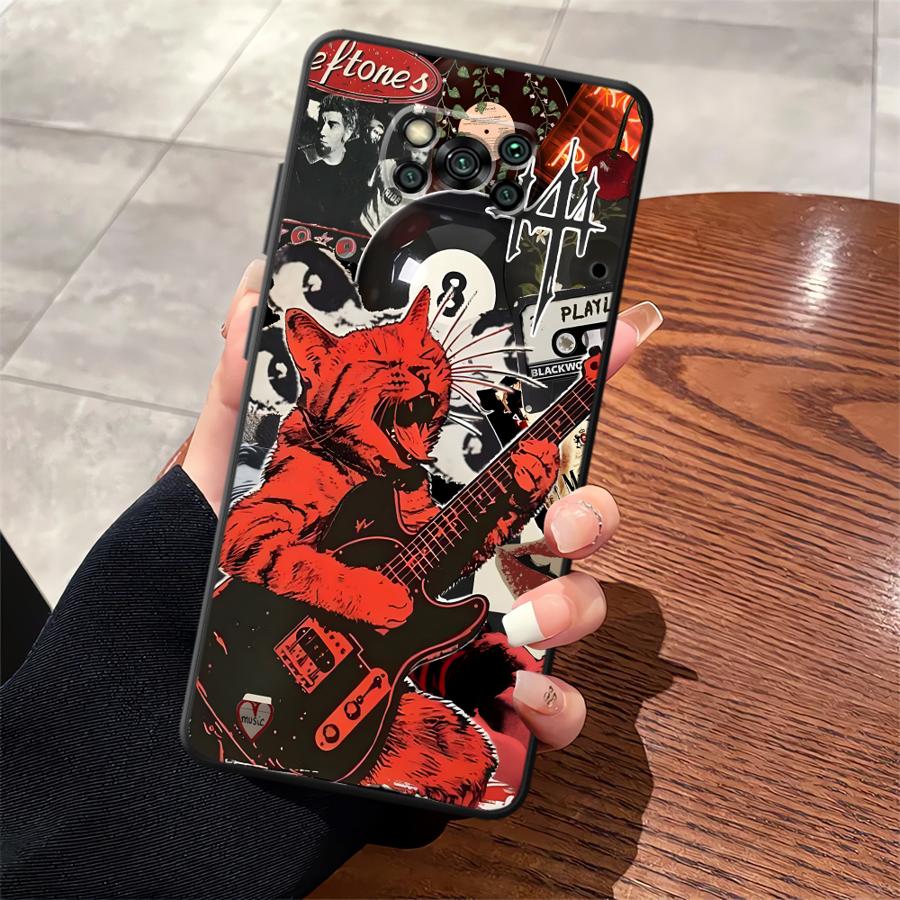 

Чехол для Xiaomi Poco F8 X3 X4 X5 X7 Pro M5 F1 C50 C61 F3 C75 C71 M3 M4 M7 Funda Чехол для телефона Крутой Кот Тигр Poco M4 Pro 5G
