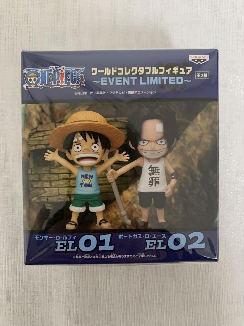 

[USED] One Piece Collectible History Guide Bonus Luffy & Ace Authentic
