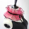 Adjustable Tie Ruffled Collar Organza For Victorian Age Costumes and Cosplay Halloween Accessory Collar