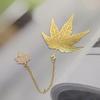 Brass Leaf Vein Metal Bookmarks - Student Stationery & Gifts (2026)