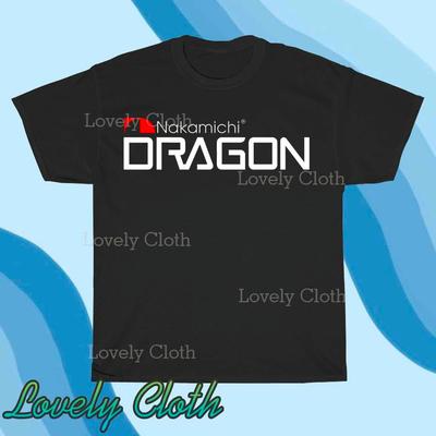 Maglietta con logo audio Nakamichi Dragon Divertente Taglia da S a 5XL