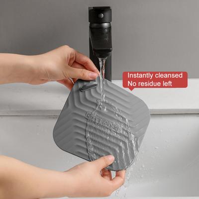 Shower Drain Cover Silicone Floor with Handle Tub Stopper Waterproof Drain Cover Universal