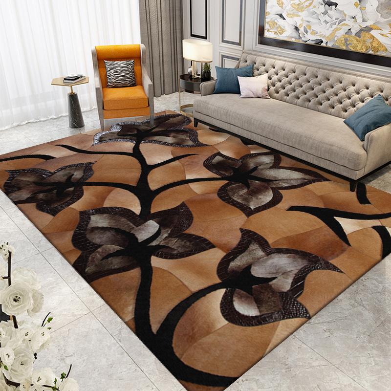Non Slip Hair Carpets Fur for Living Room Solid Color Thick Velvet Furry Floor Mat Children's Pink Fluffy Rugs Modern Home Decor