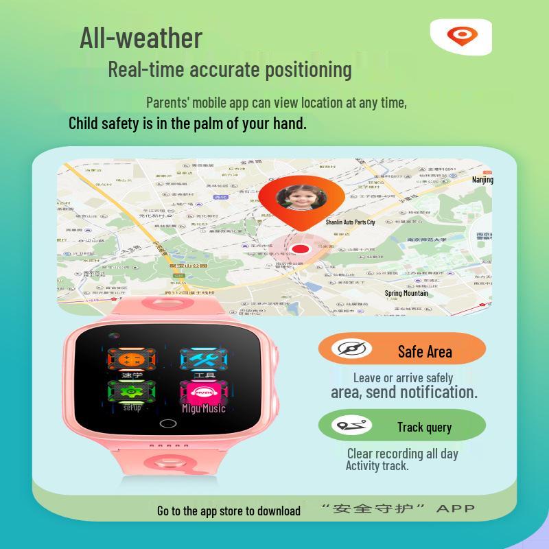 K9 Student 4G Smartwatch for Kids: Durable, Waterproof with Video Calling & GPS