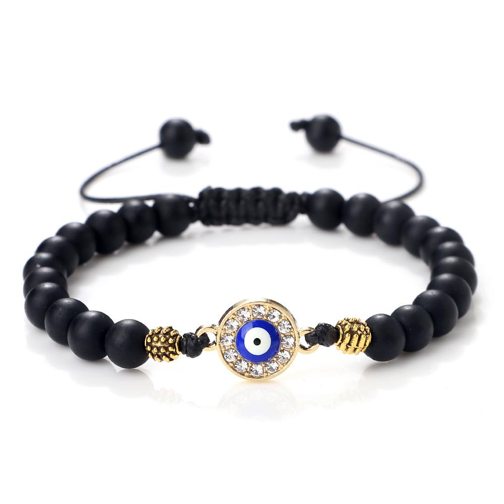 Handmade Ethnic-Style Demon Eye Beaded Bracelet