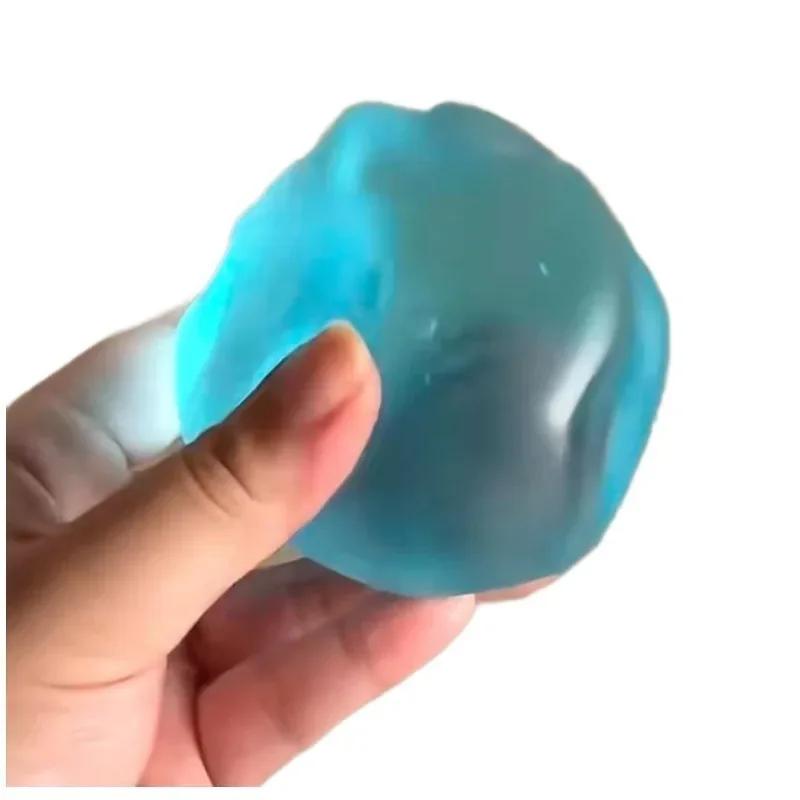 Blue Maltose Green Apple Squishy Toys Anti Stress Sensory Fidgets Toy Soft Simulated Transparent Slow-Rebound Decompression Toys