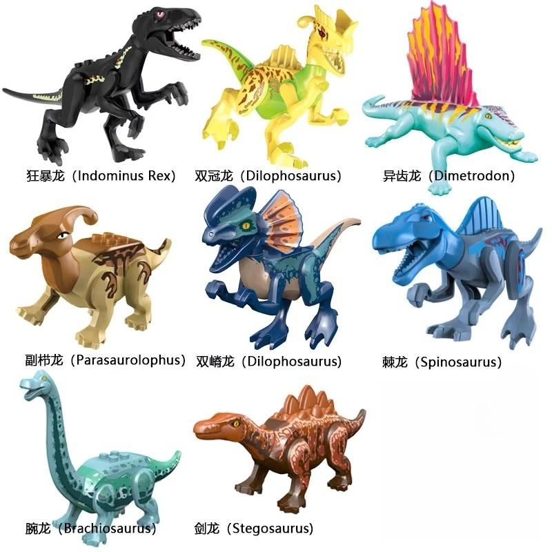 Lumea Dinozaurilor Jurasici Raptor Brutal T-Rex Triceratops Indominus Rex Model Blocuri de Construcție Dino Velociraptor Figurină Cărămizi Jucării