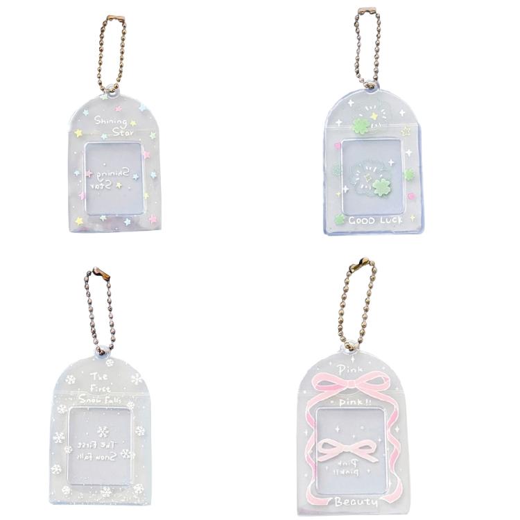 Cartoon Foto Kartenhalter Schlüsselanhänger Ausweis Kartenhalter Schutzhüllen Kreditkartenhalter Schutz Anhänger Schlüsselanhänger