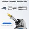 3mm/6mm Angle Grinder Adapter Head M10 Thread 100-type Angle Grinder Drill Bit