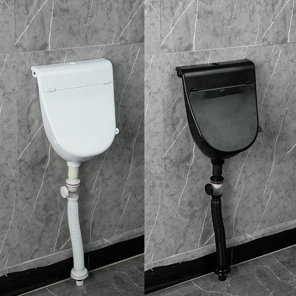 Wall Urinal For Men Wall Mounted Bathroom Washout Urinal Spill Proof Flushing Urine Diverter With Hose Bathroom Toilet For