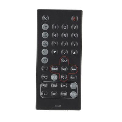 RC60B New Remote Control Replacement ABS Remote Controller for C2XB C6XD Sound System