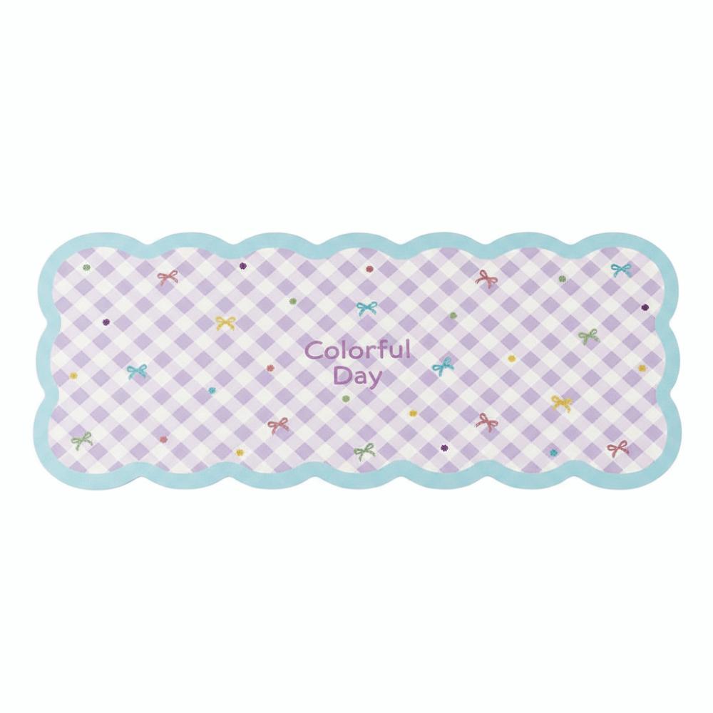 Gingham Mouse Pad Cute Table Blotter Table Cushion Desk Mat  Students