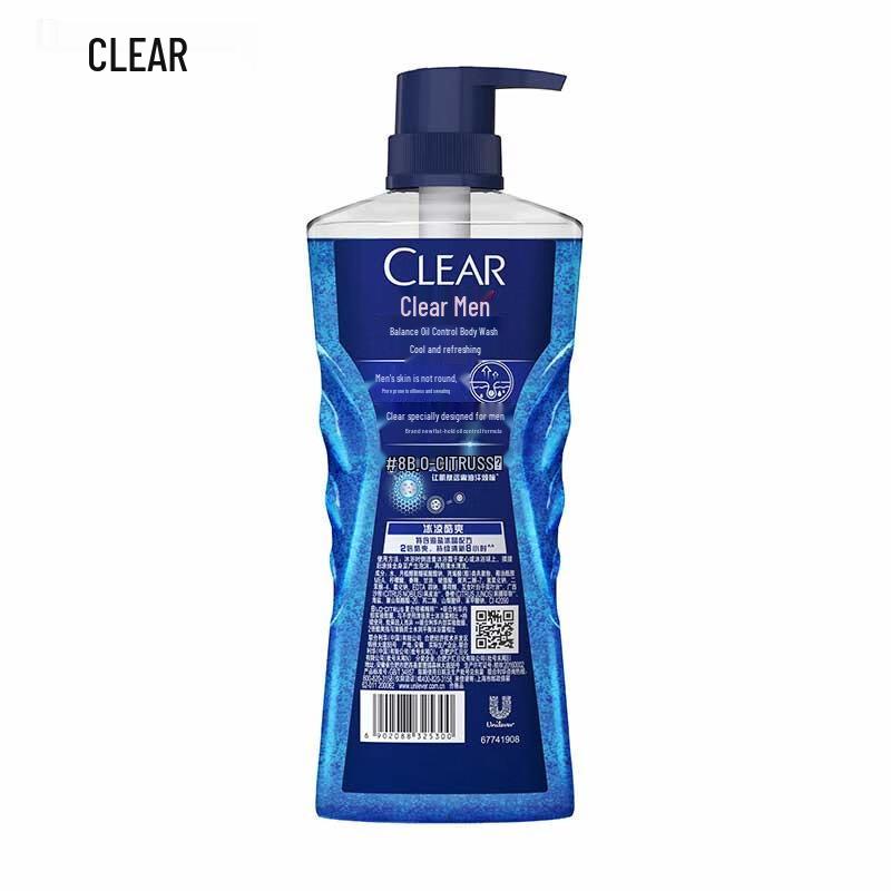 Clear Men's Cooling Shower Gel