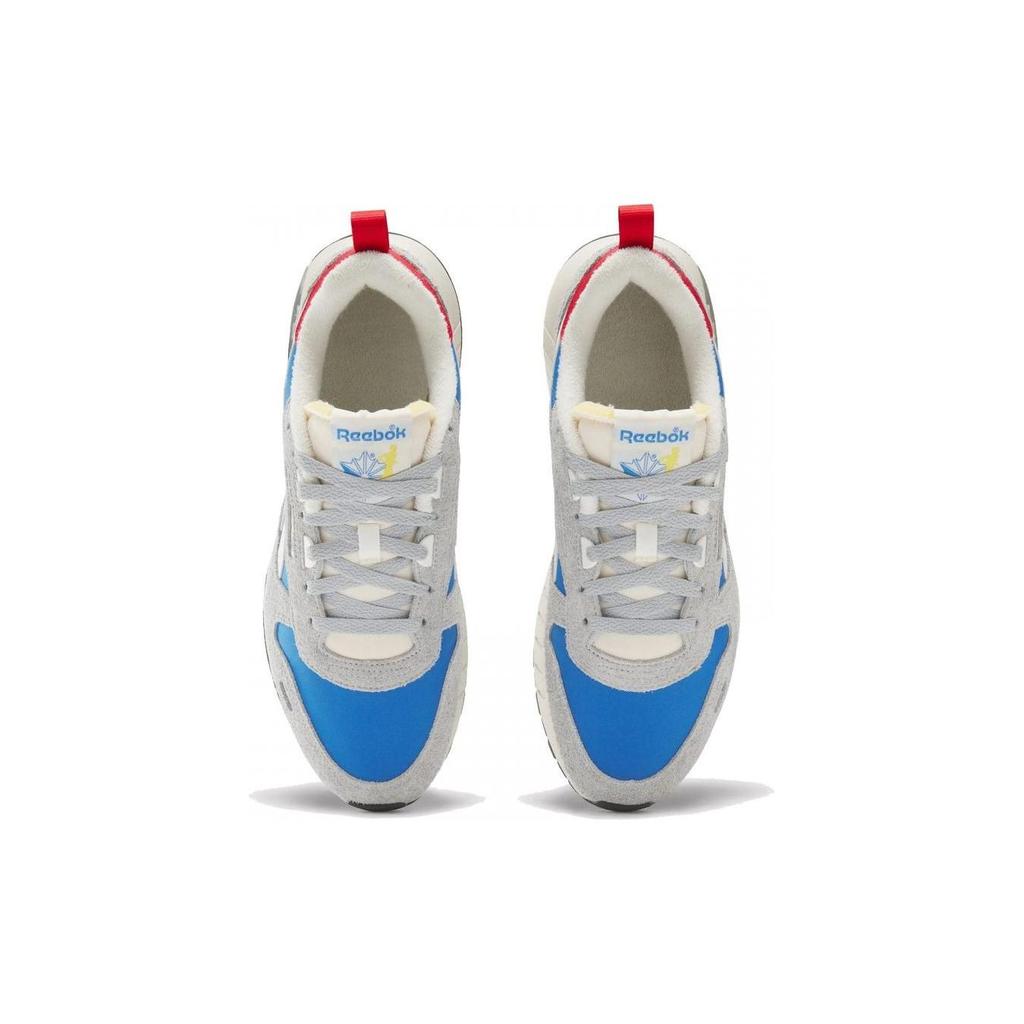 Reebok Classic Leather Hexalite Cushioning Low Top Running Shoes Unisex Sneaker Gray Blue 100074406