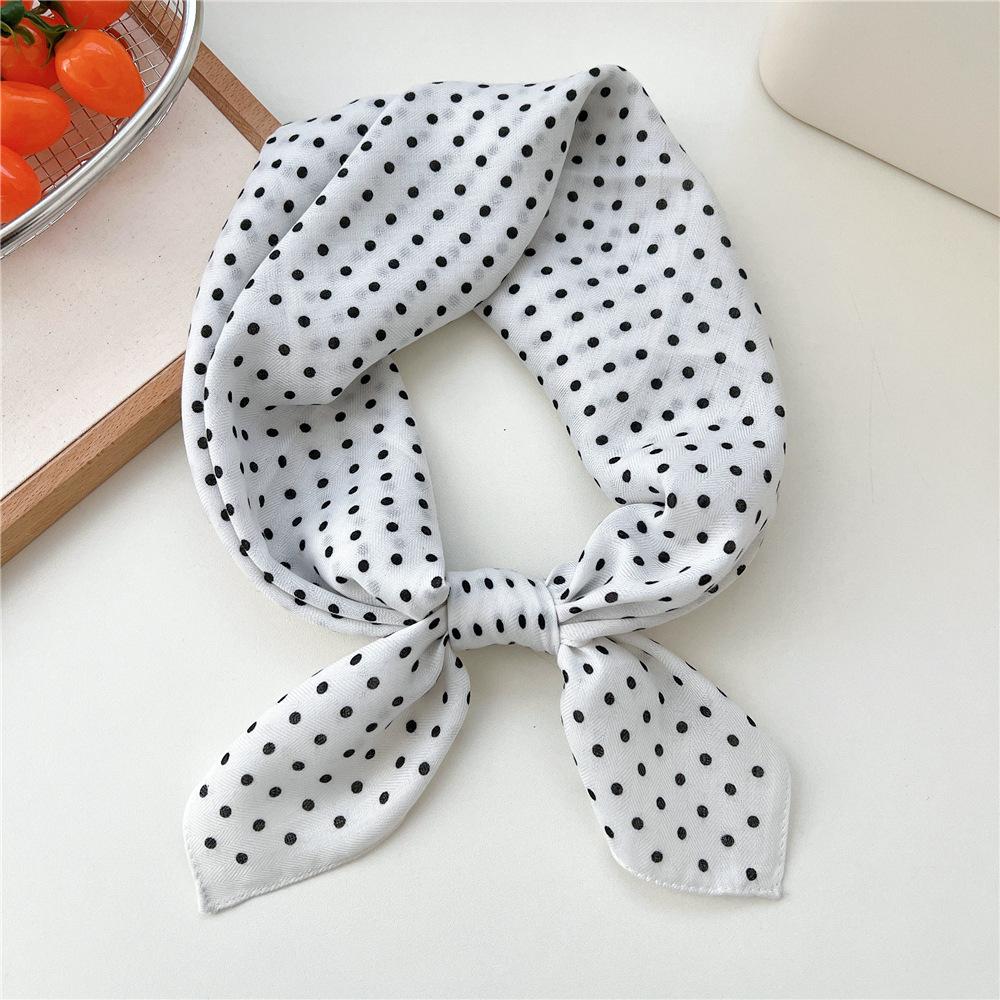 Paisley Flower Print Handkerchief Soft Cotton Linen Head Neck Scarves Hair Scarf Neckerchief Headscarves Square Scarf Headband