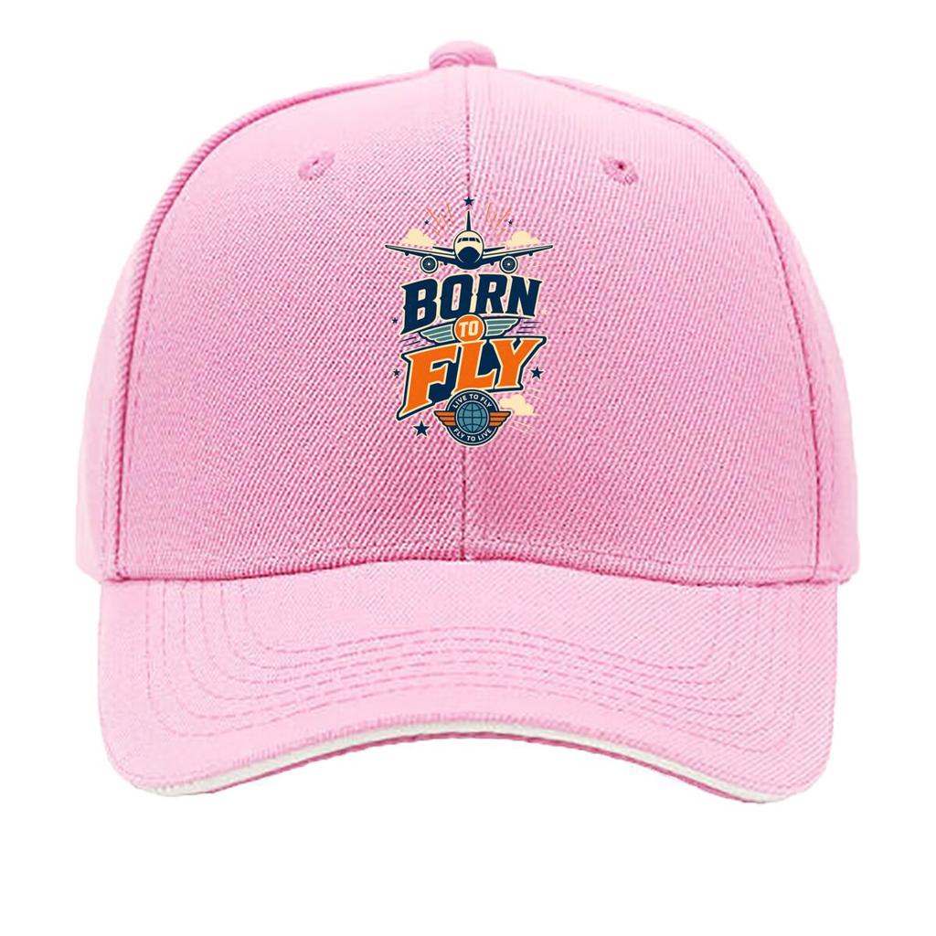Sky Dream Aviation Quote Graphic Sandwich Baseball Cap Sun Cap Outdoor Workouts Hat