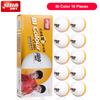 Pelotas de Tenis de Mesa DHS con Costura D40+ ABS Nuevo Material 10 Piezas/Caja Pelotas de Ping Pong Profesionales Aprobadas por la ITTF para Entrenamiento