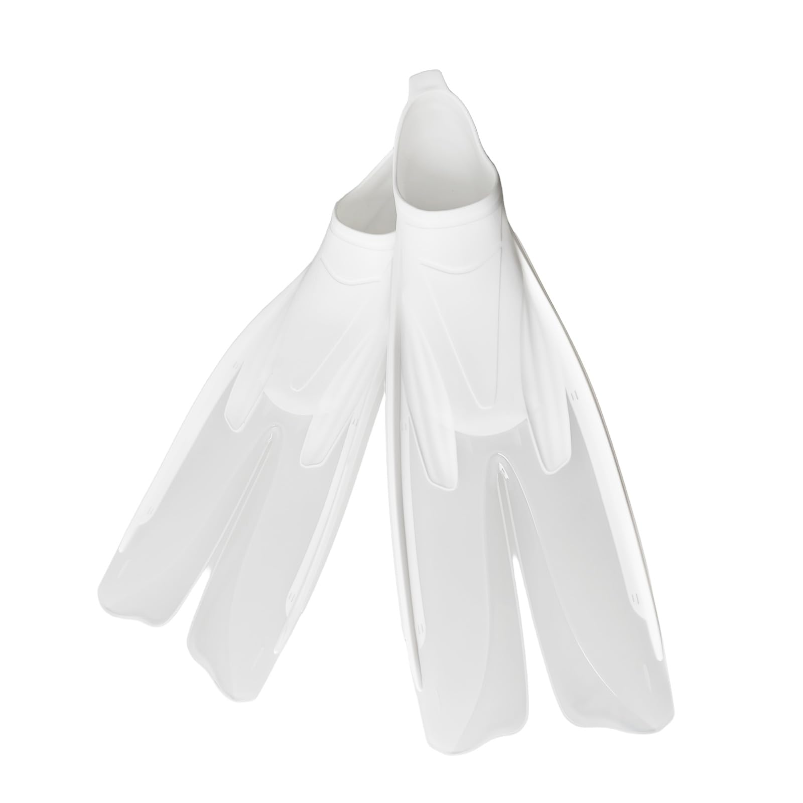 

MORGEN SKY Diving Snorkeling Full Easy Drainage F6879 Fins, Fins, Foot, Rubber, Lightweight, Streamlined, Storage, Holes, Non-Slip, Propulsion, білий