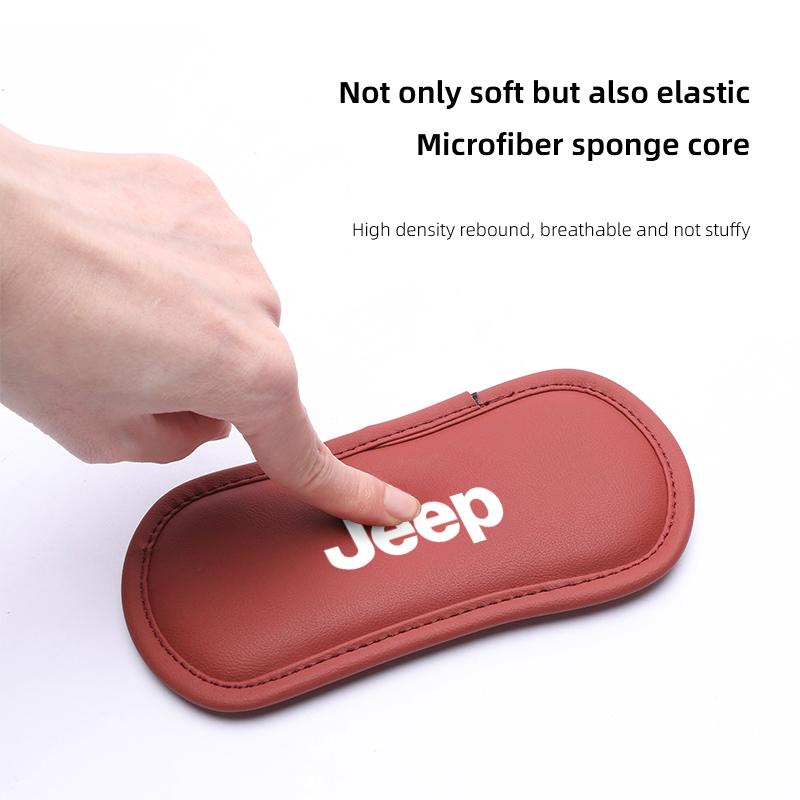 Car Pillow Car Knee Pad Elastic Memory Foam Leg Pad For Jeep Renegade Compass Grand Cherokee Patriot Liberty Gladiator Wrangler ANO1