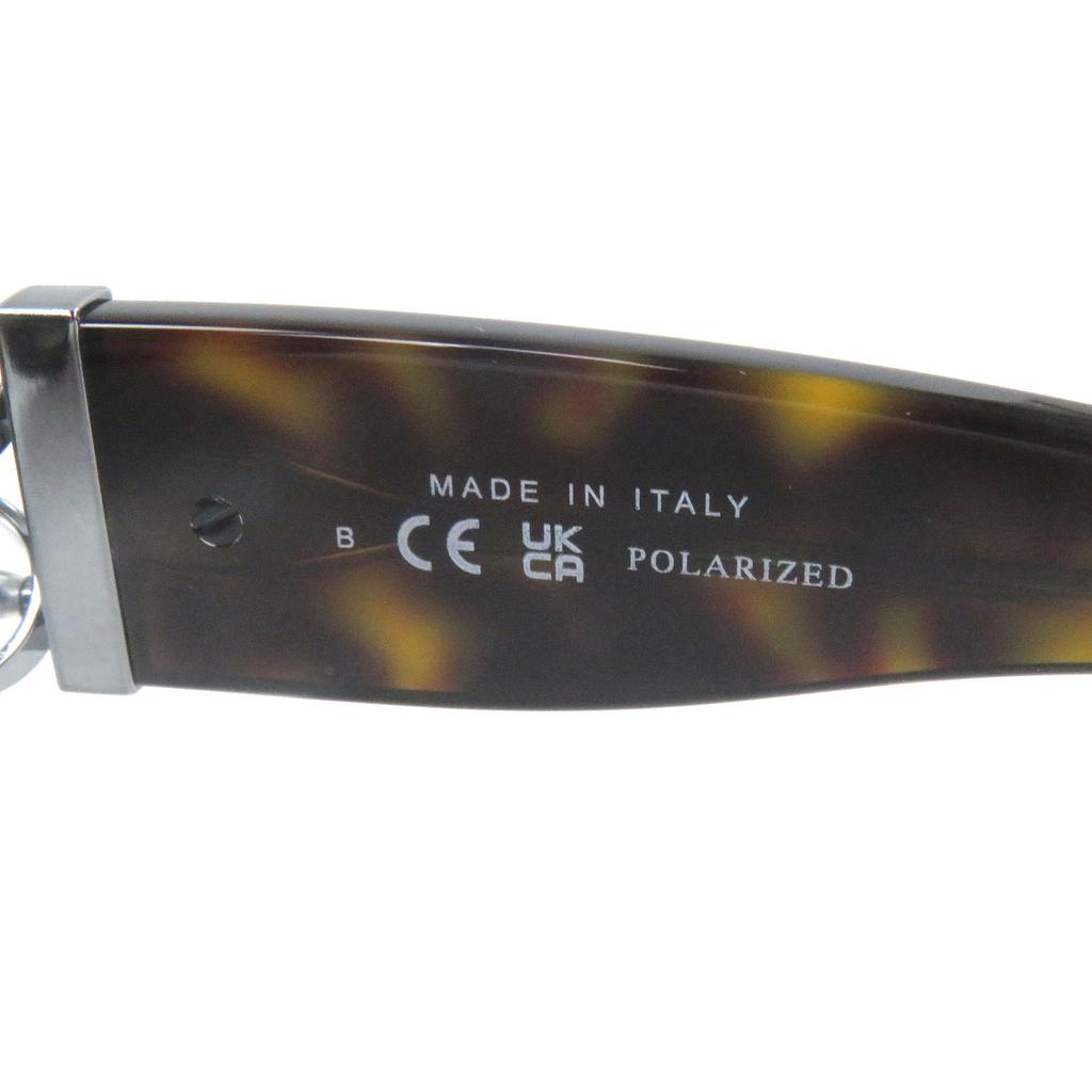 Excellent CHANEL Sunglasses Rectangle Shape COCO Mark Eyewear Brown Used