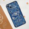 Egypt Pharaoh Mural Phone Case For iPhone 11 12 13 14 15 16 Pro Max Back Cover For iPhone 13 Mini X XS Max XR Plus