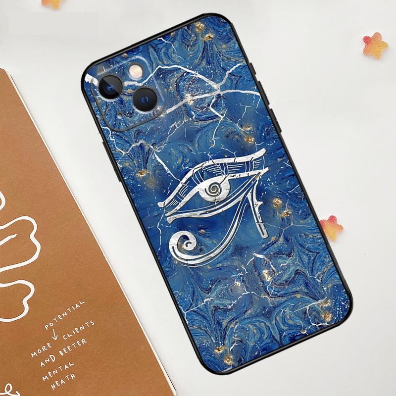 Egypt Pharaoh Mural Phone Case For iPhone 11 12 13 14 15 16 Pro Max Back Cover For iPhone 13 Mini X XS Max XR Plus