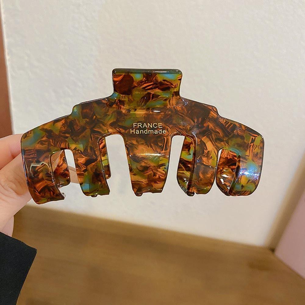 Gifts For Girls Fashion Headdress Women Hair Clips Korean Shark Clip Letter Acetate Hair Claws