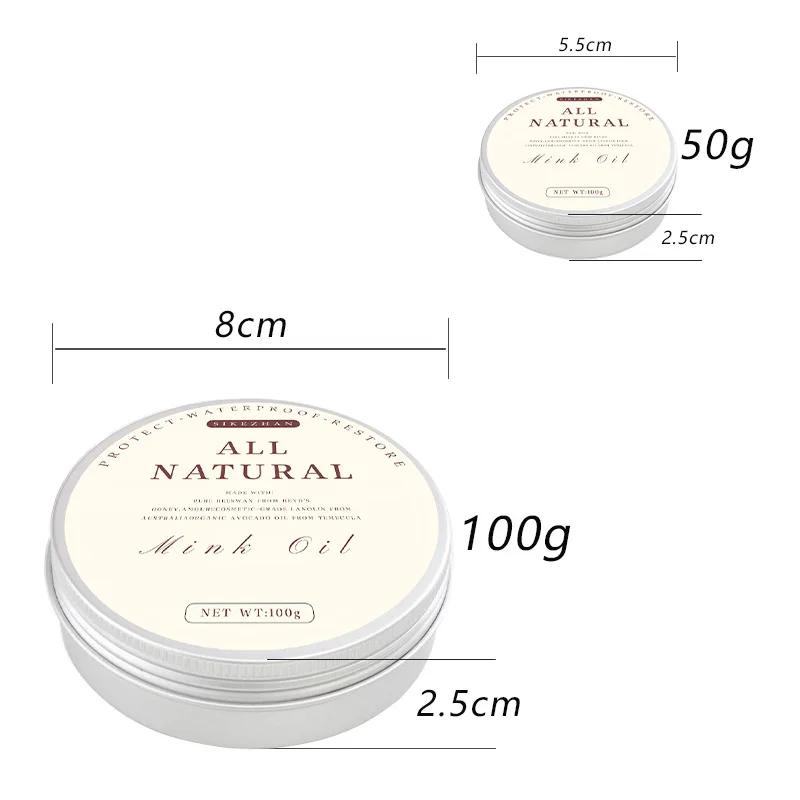 Mink Oil Cream For Leather Shoes Bags Leather Care Cream Leather Maintenance Cream Leathercraft leather/plastic/rubber care