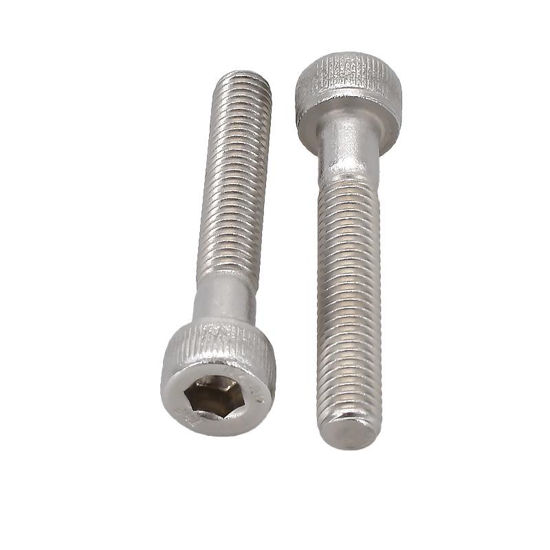 304 Stainless Steel Hex Socket Screws M4-M20, Cylindrical Head, Partial Thread Bolts