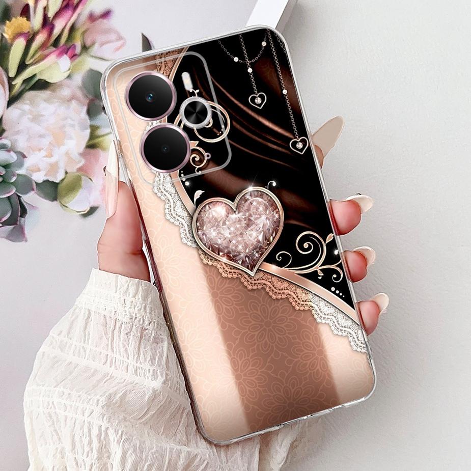 For Realme 14 5G Case RMX5075 Stylish Butterfly Painted Cover Silicone Case For Realme 14X 14 Realme14 T 14T 5G Soft Fundas Bags