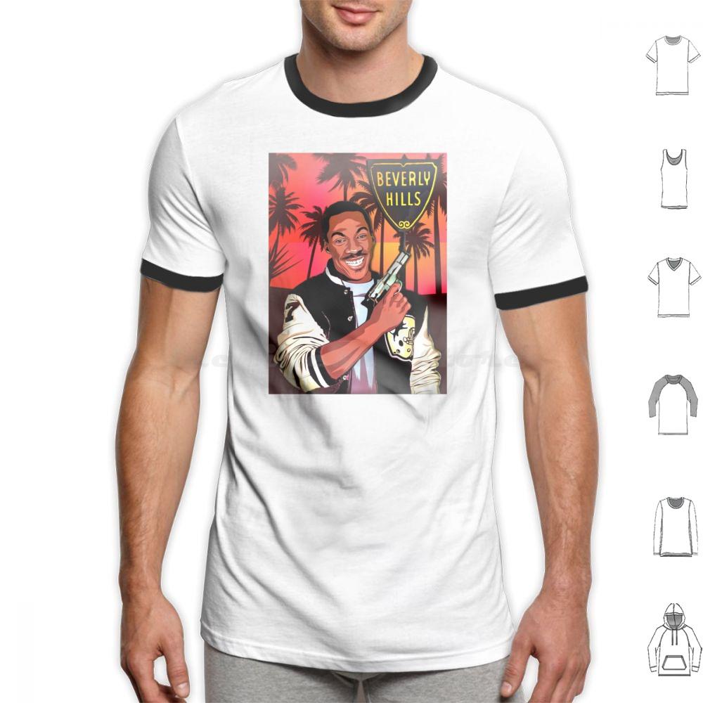 Beverly Hills Cop T Shirt Cotton Men Women DIY Print Beverly Hills Cop Eddie Murphy Comedy 80s 90s Film Movies Coming To
