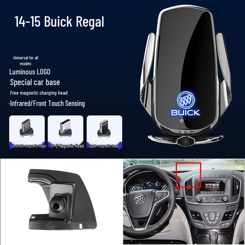 Magnetyczny Bezprzewodowy Szybki Ładowarka Uchwyt na Telefon Samochodowy do Buick GL8/Excelle/Regal/Verano/Envision