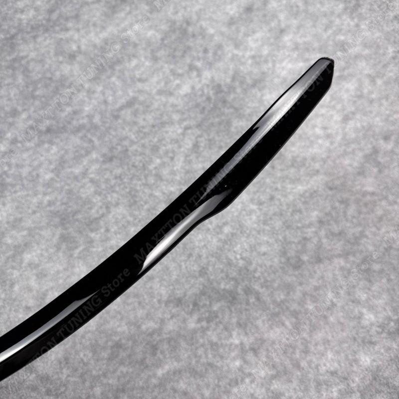 Pour VW Golf MK8 -2024 GTI GTD GTE R R-LINE TSI TDI Paupières de Phare Avant Splitter Sourcil Autocollants Couverture Accessoires ABS