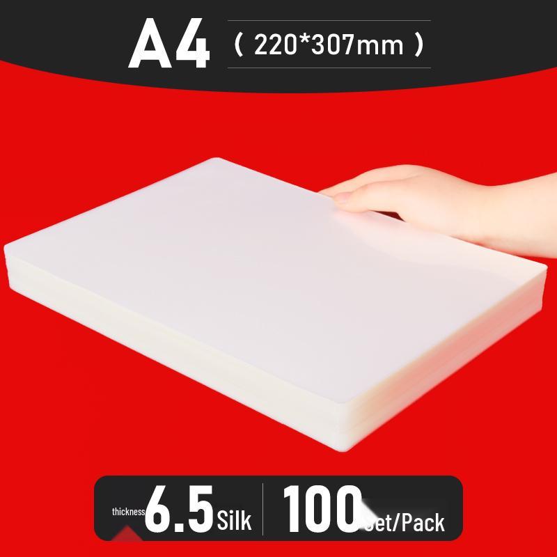 Bolsas para Plastificação A4 - Tamanhos de 3" a 10", Espessadas para Fotos e Identificações