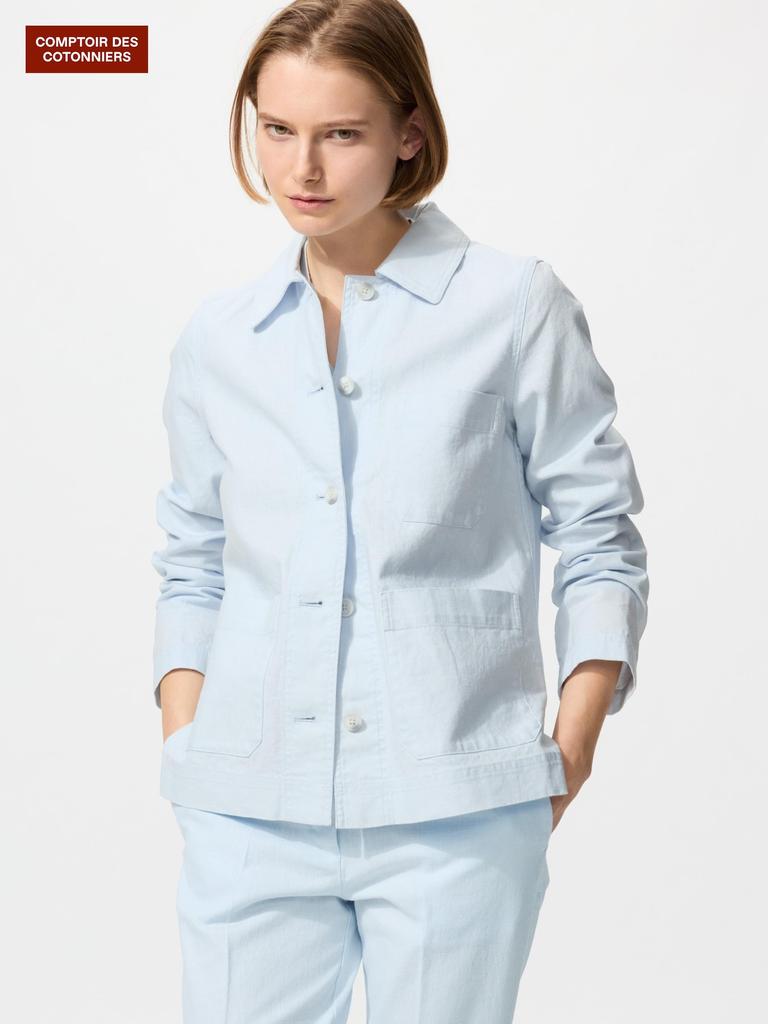 Uniqlo Japan Linen Cotton Jacket