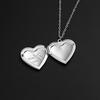 Heart Shaped Locket Pendant Necklace for Women Love Heart Shaped Photo Necklace That Can Hold Picture Jewelry Gifts