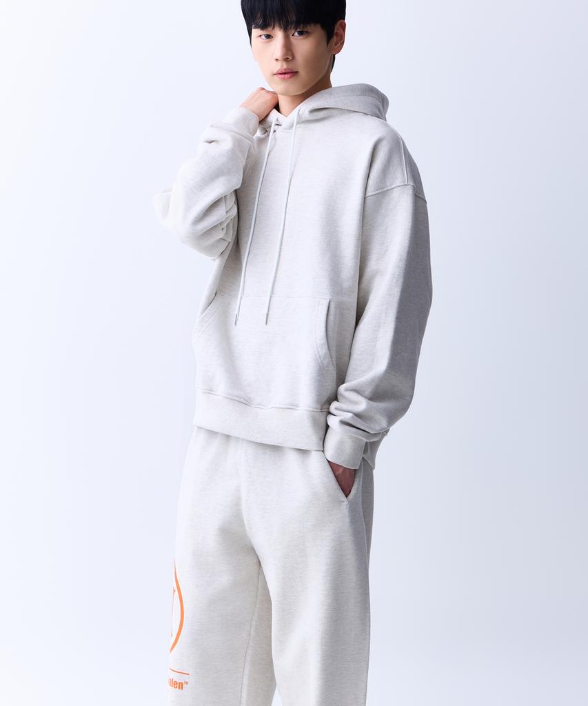 ADERNM Logo Sweatband Pants White Melange