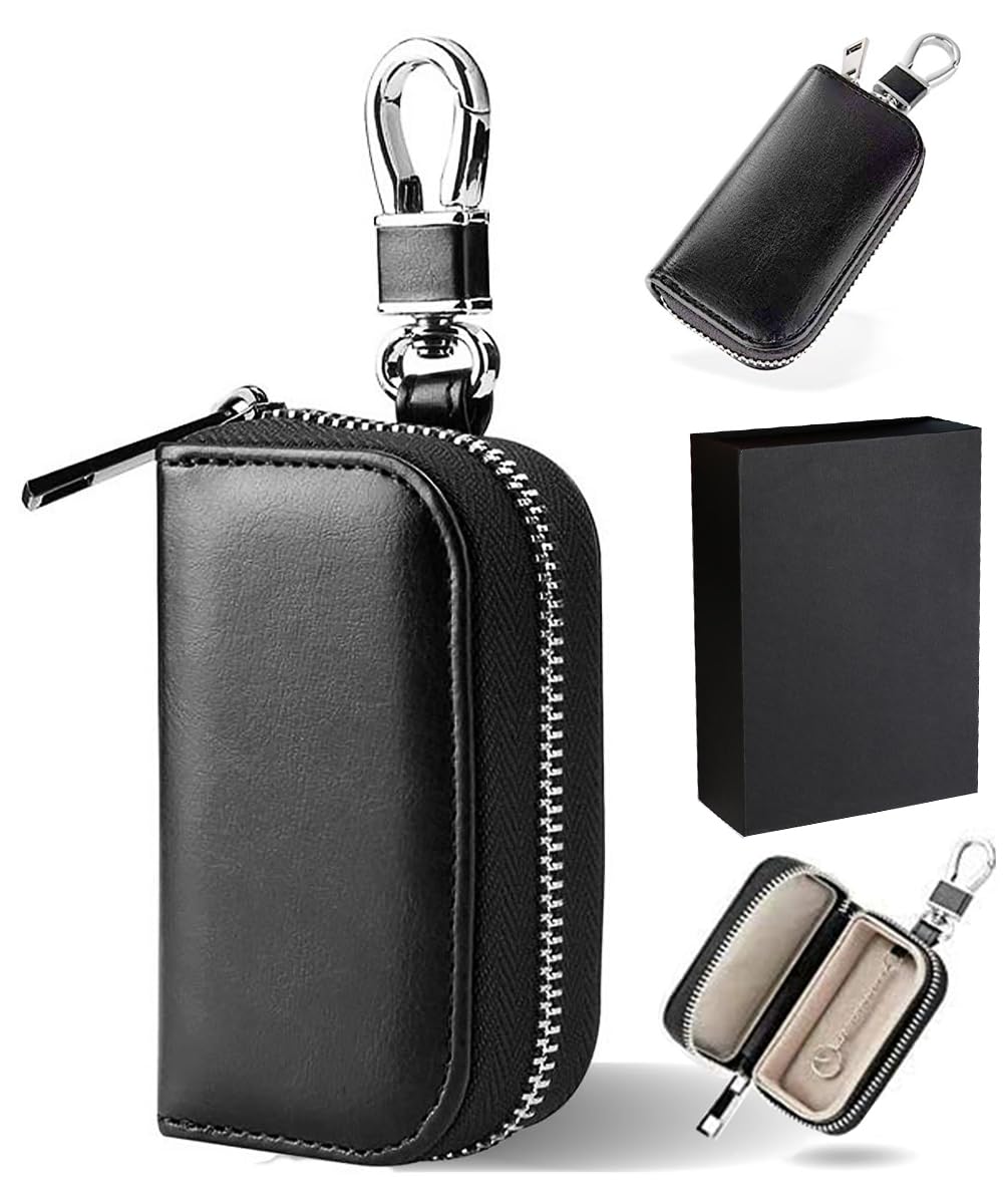 

Чехол для ключей MONOJOY для защиты от ретрансляционной атаки, радиоволн, смарт-ключа, противоугонный, для автомобиля, смарт чёрный