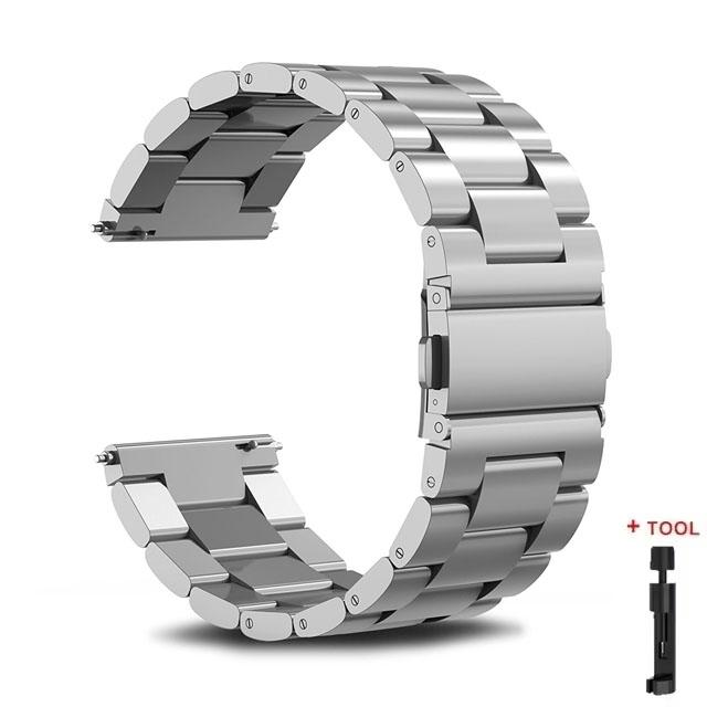 

Metal Strap for Samsung Galaxy Watch 7/6/5/4 40mm 44mm Stainless Steel Band Galaxy Watch 6/4 Classic 47mm 43mm 46 42mm/5pro 45mm Watch 6 Classic 47mm