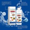 Limpiador Potente para Agua de Acuario 100ml Agente Clarificador de Agua de Acuario Para Limpiar Manchas/Lodos /Controlar el Crecimiento de Algas