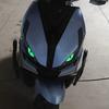 Leuchtende 3D Motorrad Teufelsaugen Aufkleber - Katzenaugen Aufkleber, Personalisierte Autoaufkleber