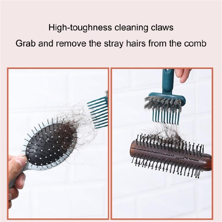 Quick Cleaning Hairbrush Cleaner Durability Plastic Build Effortless Debris Extraction For All Comb Types Home Salon Use