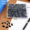 19mm Metal Swallowtail Clips - Office Document and Test Paper Clips, Stationery Essentials