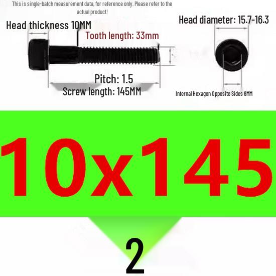 High-Strength Grade 12.9 Internal Hex Head Screws M1.4-M20